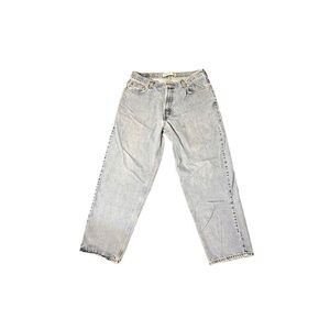 Vintage Levi's 550 Men's Relaxed Fit Tapered Jeans 36x30 Light Wash